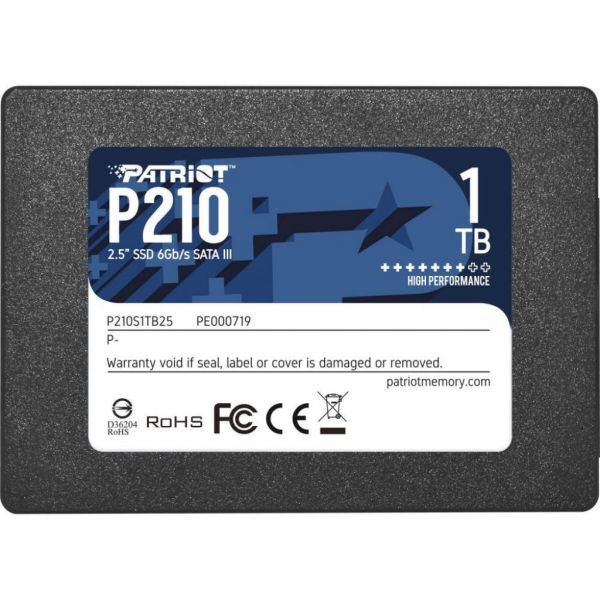 Накопичувач SSD 2.5" 1TB Patriot (P210S1TB25)