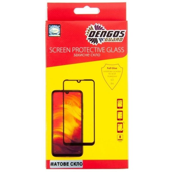 Скло захисне Dengos Full Glue Matte Samsung Galaxy M21 (TGFG-MATT-16) (TGFG-MATT-16)