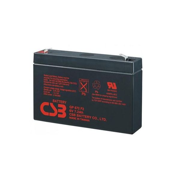 Батарея до ДБЖ CSB 6В 7.2 Ач (GP672 F2)