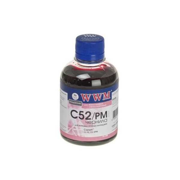 Чорнило WWM CANON CL-52/CLI-8PC Photo (Magenta) (C52/PM)