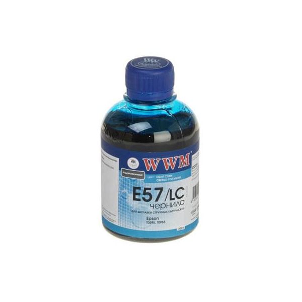 Чорнило WWM EPSON R2400/2880Light Cyan (E57/LC)