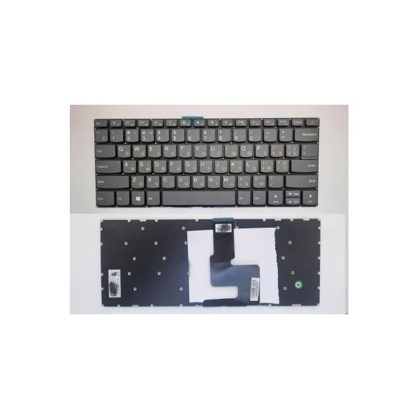 Клавіатура ноутбука Lenovo IdeaPad 320-14ISK,320S-14IKB/14IBR серая UA (A46116)