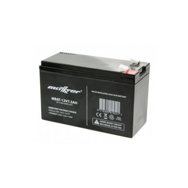 Батарея до ДБЖ Maxxter 12V 7.5AH (MBAT-12V7.5AH)