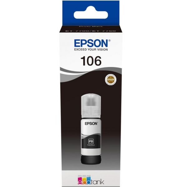 Контейнер з чорнилом Epson 106 black (C13T00R140)