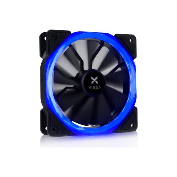 Кулер до корпусу Vinga LED fan-01 blue