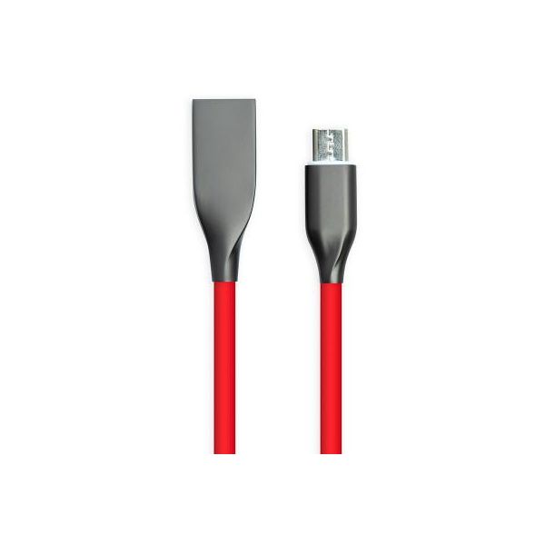 Дата кабель USB 2.0 AM to Micro 5P 2.0m red PowerPlant (CA911370)