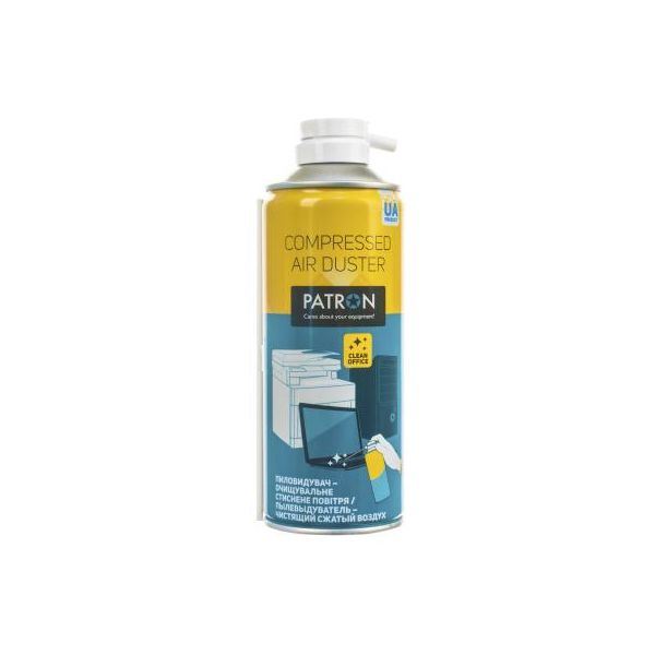 Стиснене повітря для чистки Patron spray duster 400ml (F3-020)