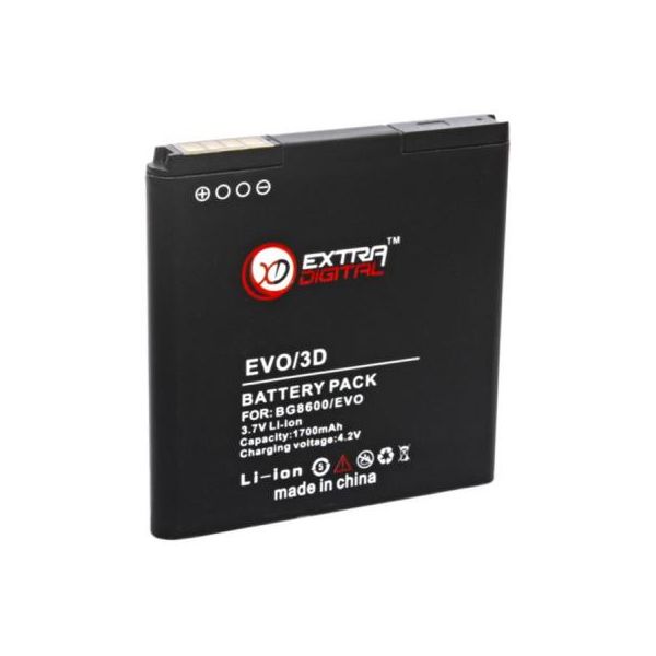 Акумуляторна батарея для телефону Extradigital HTC EVO 3D (1600 mAh) (BMH6205)