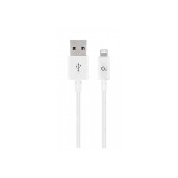 Дата кабель USB 2.0 AM to Lightning 1.0m Cablexpert (CC-USB2P-AMLM-1M-W)