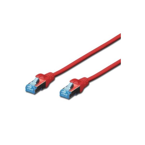 Патч-корд Digitus 3м, cat.5e, SF-UTP, AWG 26/7, red (DK-1531-030/R)