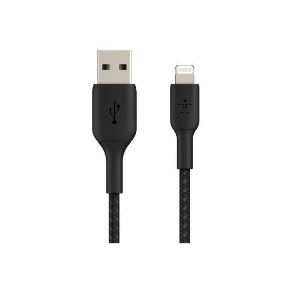 Дата кабель USB 2.0 AM to Lightning 2.0m Belkin (CAA002BT2MBK)