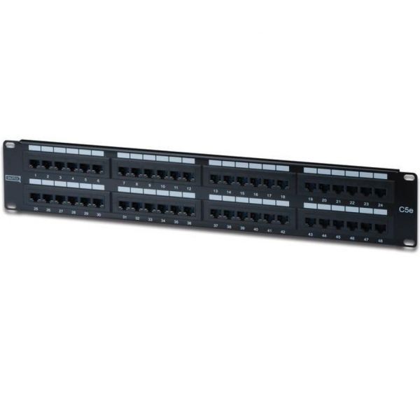 Патч-панель Digitus 19" 48хRJ-45 UTP 2U cat. 5e в сборе (DN-91548U)