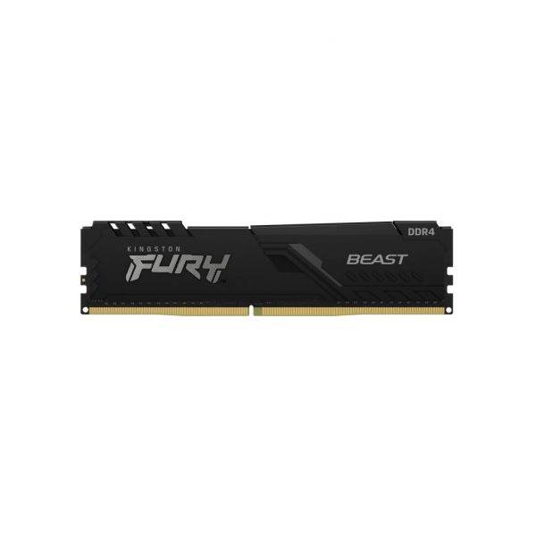 Модуль пам'яті для комп'ютера DDR4 16GB 2666 MHz FURY Beast Black HyperX (Kingston Fury) (KF426C16BB/16)