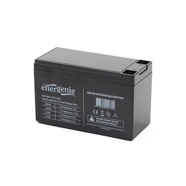 Батарея до ДБЖ EnerGenie 12В 7,5 Ач (BAT-12V7.5AH)