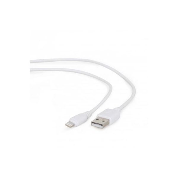 Дата кабель USB 2.0 AM to Lightning 2.0m Cablexpert (CC-USB2-AMLM-2M-W)