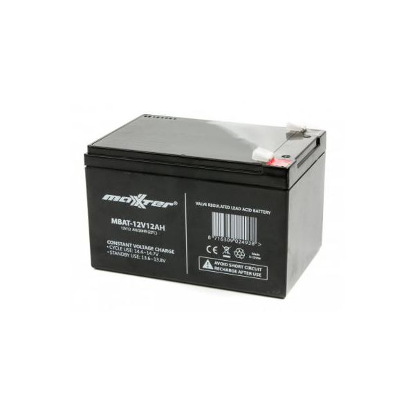 Батарея до ДБЖ Maxxter 12V 12AH (MBAT-12V12AH)