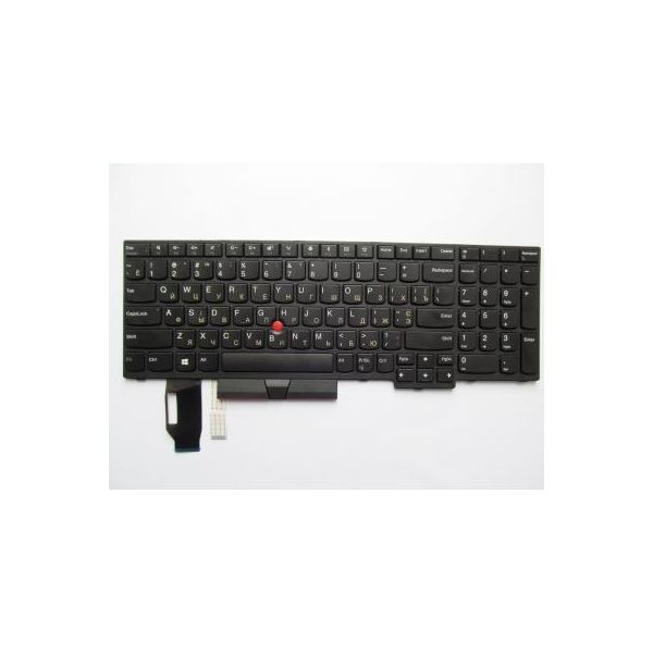 Клавіатура ноутбука Lenovo ThinkPad E580/L580/T590 черная с черной,трек (A46072)