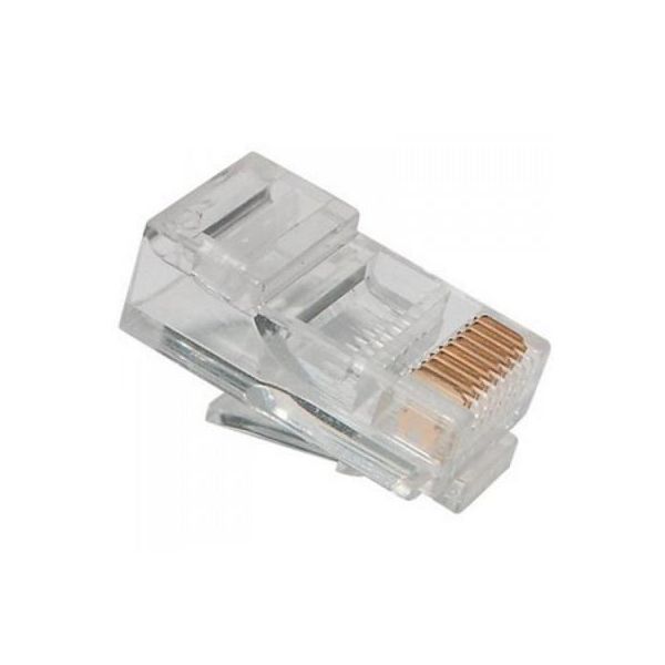 Конектор Ritar RJ45 cat.5e UTP 8P8C PREMIUM (позолоченные контакты) 100 шт (13193)