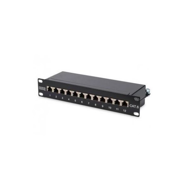 Патч-панель Digitus 10" 1U 12 портов cat.6 STP в сборе (DN-91612S)