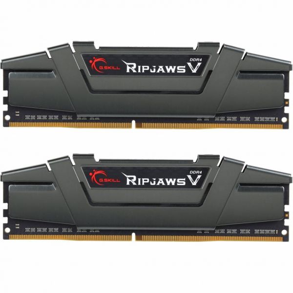 Модуль пам'яті для комп'ютера DDR4 16GB (2x8GB) 3200 MHz RipjawsV G.Skill (F4-3200C16D-16GVGB)