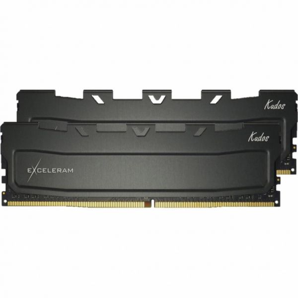 Модуль пам'яті для комп'ютера DDR4 32GB (2x16GB) 3600 MHz Black Kudos eXceleram (EKBLACK4323618CD)