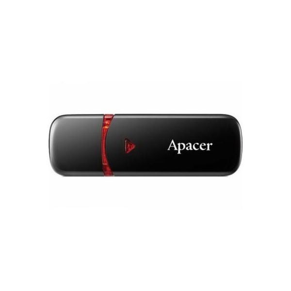 USB флеш накопичувач Apacer 64GB AH333 black USB 2.0 (AP64GAH333B-1)