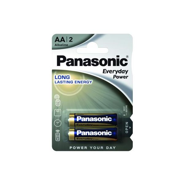 Батарейка Panasonic AA LR06 Everyday Power * 2 (LR6REE/2BR)