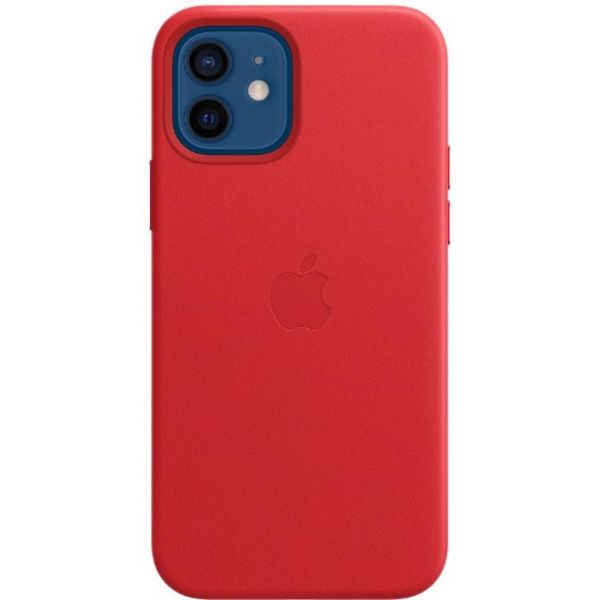 Чохол до моб. телефона Apple iPhone 12 | 12 Pro Leather Case with MagSafe - (PRODUCT)RED (MHKD3ZE/A)