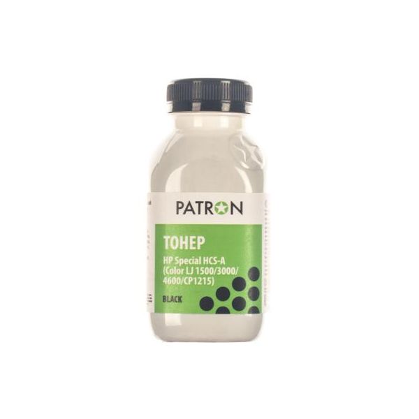 Тонер HP CLJ 1500/3000/4600/CP1215) BLACK 100г Patron (HCS-A-B-100)