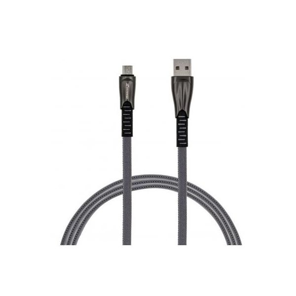 Дата кабель USB 2.0 AM to Micro 5P 1.0m black Grand-X (FM09)