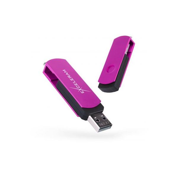 USB флеш накопичувач eXceleram 16GB P2 Series Purple/Black USB 2.0 (EXP2U2PUB16)