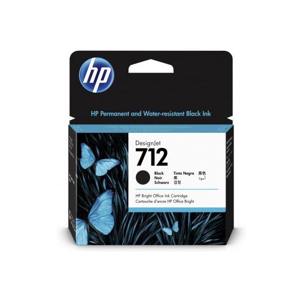 Картридж HP DJ No.712 DesignJet Т230/Т630 Black 80ml (3ED71A)