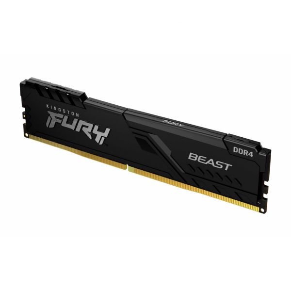 Модуль пам'яті для комп'ютера DDR4 32GB 3200 MHz Fury Beast Black HyperX (Kingston Fury) (KF432C16BB/32)