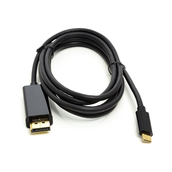 Перехідник PowerPlant USB Type-C 3.1 Thunderbolt 3 (M) - DisplayPort (F), 4K, 0.15 (CA911851)