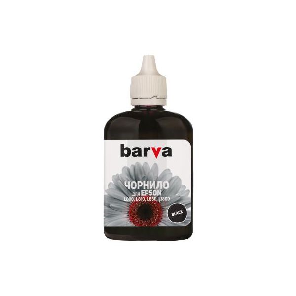 Чорнило Barva EPSON L800/L810/L850/L1800 (T6731) 90г BLACK (L800-408)