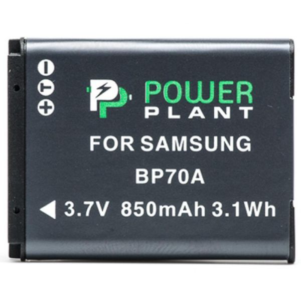 Акумулятор до фото/відео PowerPlant Samsung BP70A (DV00DV1261)