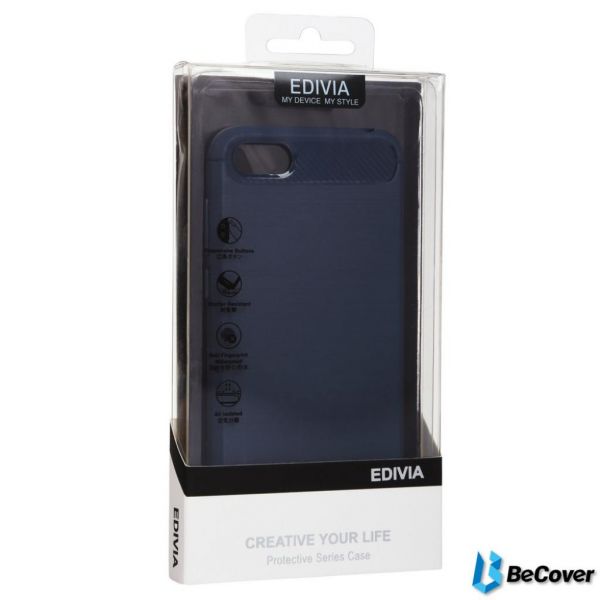 Чохол до моб. телефона BeCover Carbon Series для Huawei P Smart 2019 Deep Blue (703186)