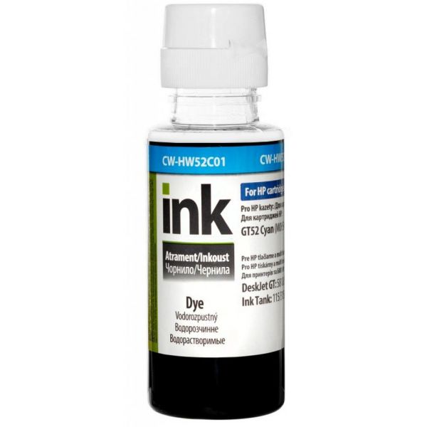 Чорнило Colorway HP Ink Tank 115/315/415 100мл Cyan (CW-HW52C01)