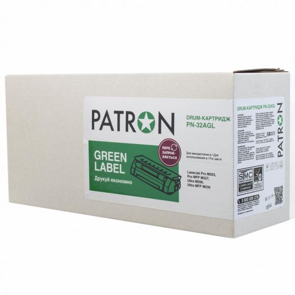 Драм картридж Patron HP LJ CF232A GREEN Label (PN-32AGL)