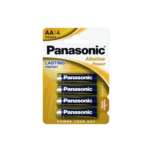 Батарейка Panasonic LR06 Alkaline Power * 4 (LR6REB/4BPR)