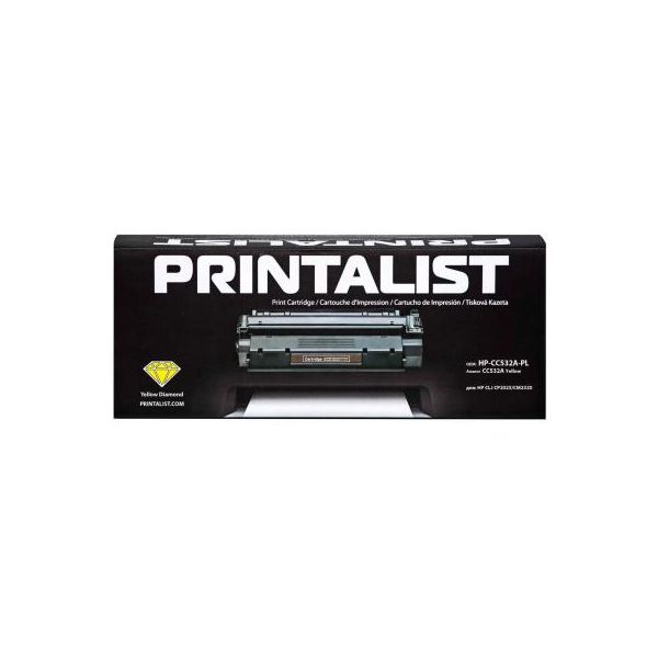 Картридж Printalist HP CLJ CP2025/CM2320, CC532A Yellow (HP-CC532A-PL)