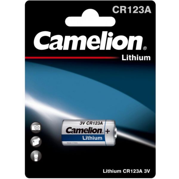 Батарейка CR 123A Lithium * 1 Camelion (CR123A-BP1)