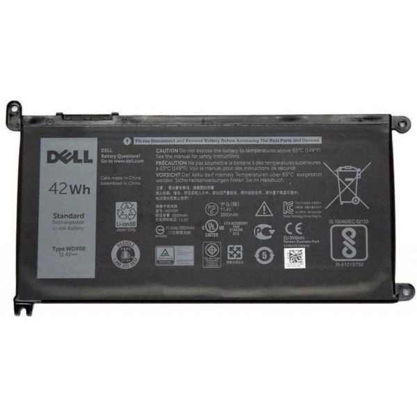 Акумулятор до ноутбука Dell Inspiron 15-5568 WDX0R, 42Wh (3500mAh), 3cell, 11.4V (A47307)