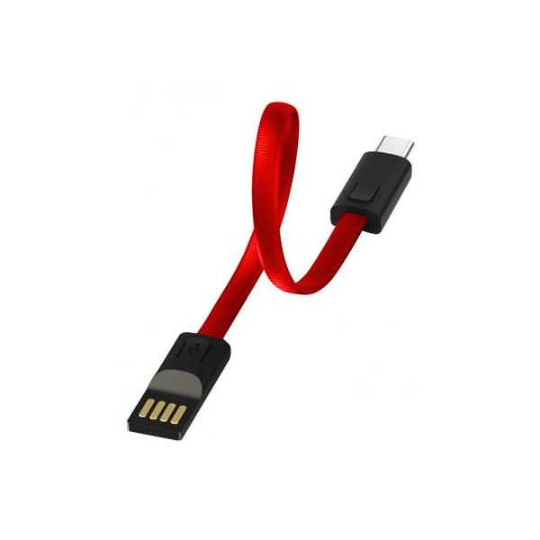 Дата кабель USB 2.0 AM to Type-C 0.22m red Colorway (CW-CBUC023-RD)
