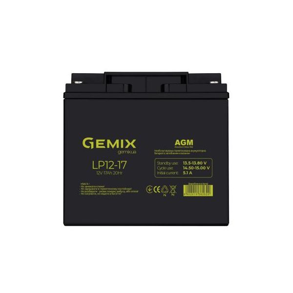 Батарея до ДБЖ Gemix 12В 17 Ач (LP1217)