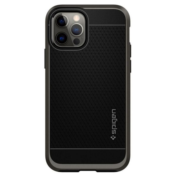 Чохол до моб. телефона Spigen iPhone 12 / 12 Pro Neo Hybrid, Gunmetal (ACS01711)