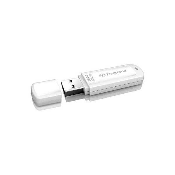 USB флеш накопичувач Transcend 128GB JetFlash 730 White USB 3.0 (TS128GJF730)