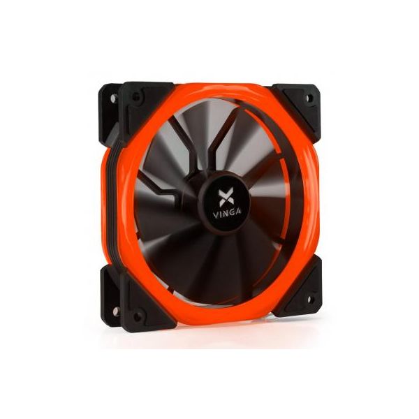 Кулер до корпусу Vinga LED fan-02 red