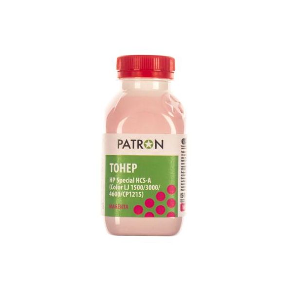 Тонер HP CLJ 1500/3000/4600/CP1215) MAGENTA 50г Patron (HCS-A-M-050)