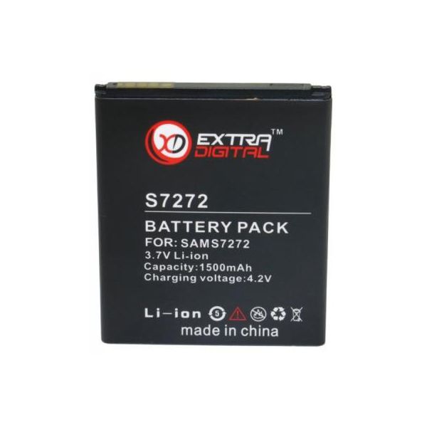 Акумуляторна батарея для телефону Extradigital Samsung Galaxy Ace 3 Duos (1500 mAh) (BMS6298)